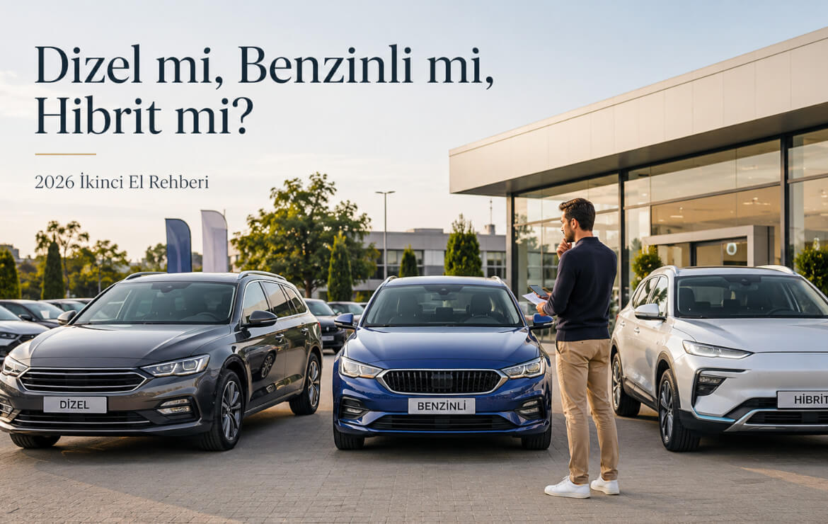 2026’da Dizel mi Benzinli mi Hibrit mi? İkinci El Araçta Hangisi Daha Mantıklı?