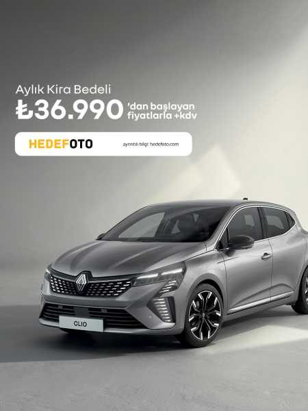 RENAULT CLIO HAZİRAN AYINA ÖZEL AYLIK 36.990 TL’DEN BAŞLAYAN FİYATLARLA