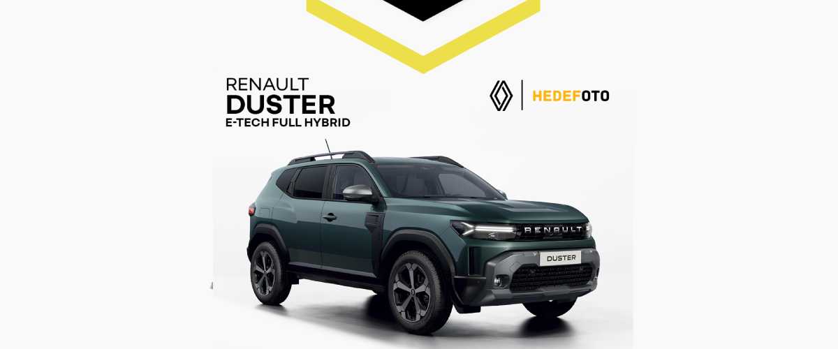 RENAULT DUSTER EVOLUTION TURBO TCE EDC 145 HP HAZİRAN AYINA ÖZEL 1.794.000 TL'DEN BAŞLAYAN FİYATLARLA