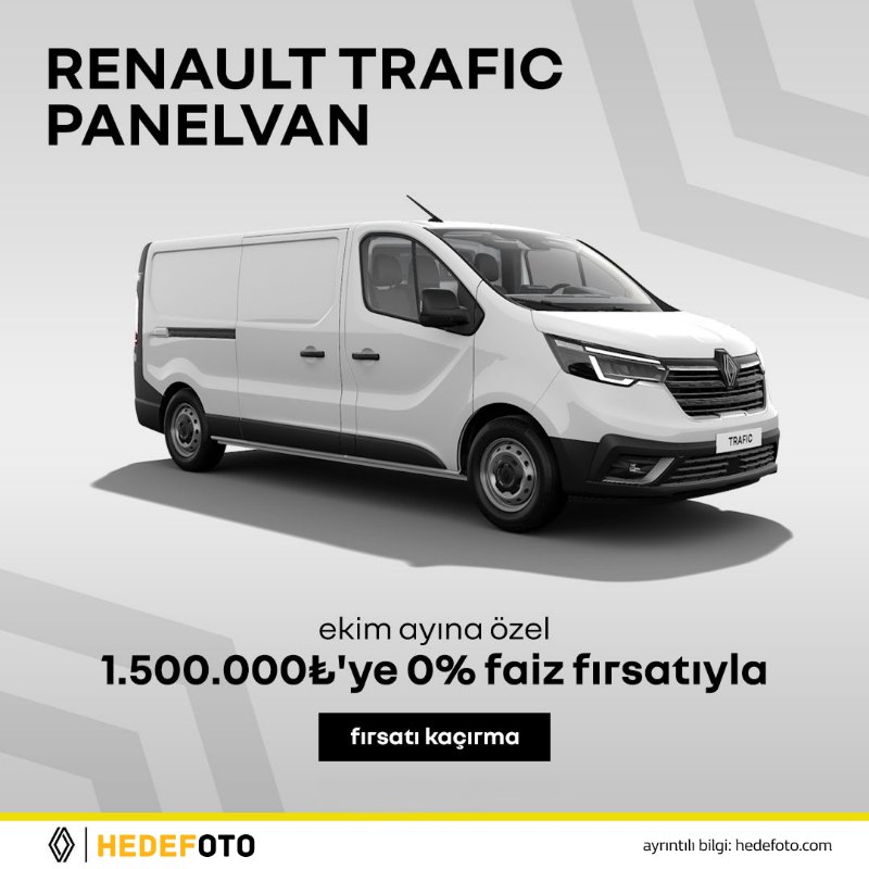 Ekim ayına özel 1.500.000 TL'ye 0% faiz fırsatıyla