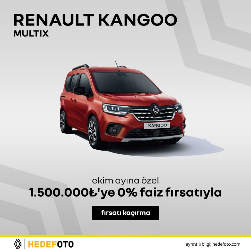 Ekim ayına özel 1.500.000 TL'ye 0% faiz fırsatıyla