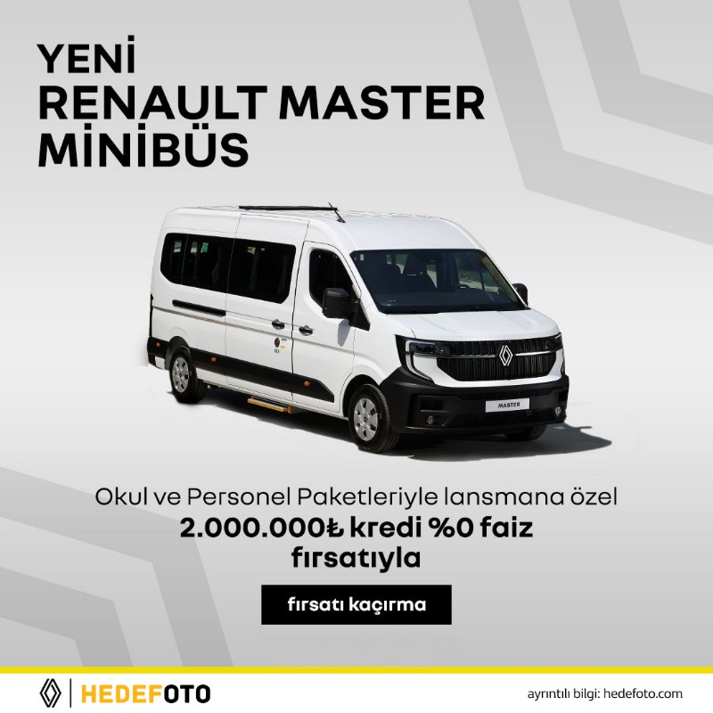 Okul ve Personel Paketleriyle lansmana özel 2.000.000 TL kredi %0 faiz fırsatıyla