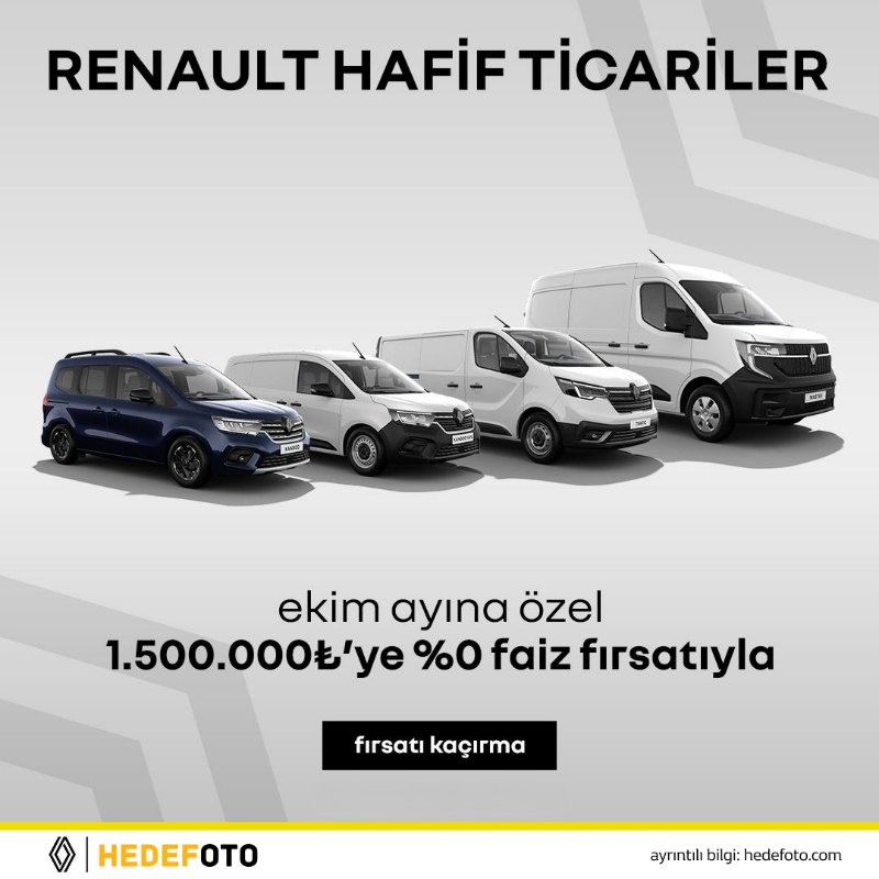 Ekim ayına özel 1.500.000 TL'ye %0 faiz fırsatıyla