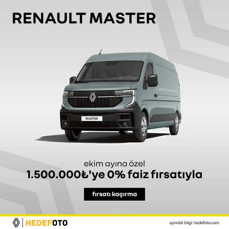 Ekim ayına özel 1.500.000 TL'ye 0% faiz fırsatıyla