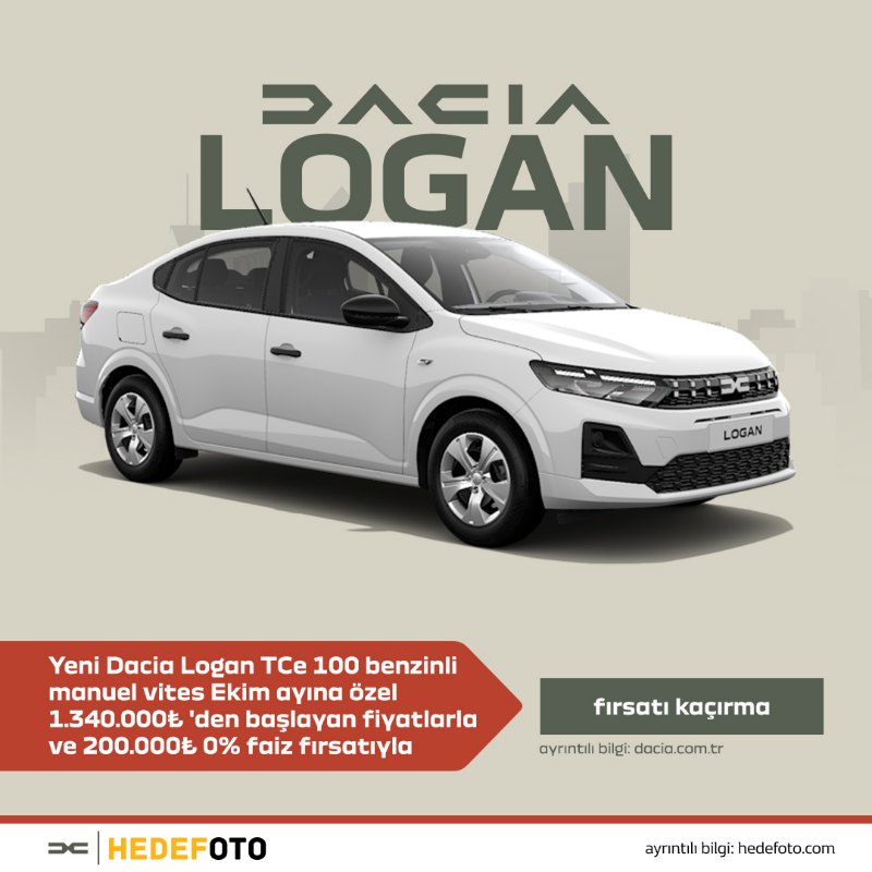 Yeni Dacia Logan Ekim Kampanyası